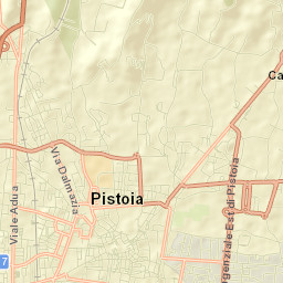 Pistoia Street Map