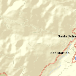 Santa Sofia Street Map