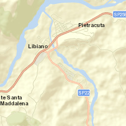 Pietracuta Street Map