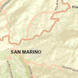 Borgo Maggiore Street Map