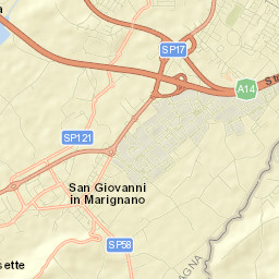 San Giovanni in Marignano Street Map