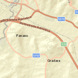 Gradara Street Map