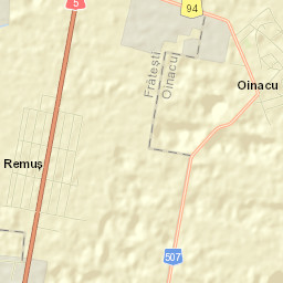 Remuș Street Map