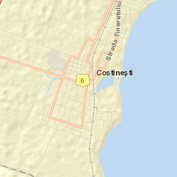 Costineşti Street Map