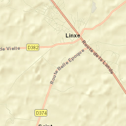 Linxe Street Map