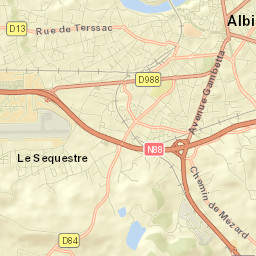Le Sequestre Street Map