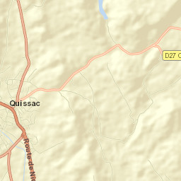 Quissac Street Map