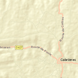 Cabrières Street Map
