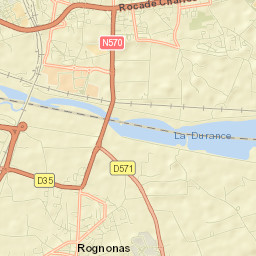 Rognonas Street Map