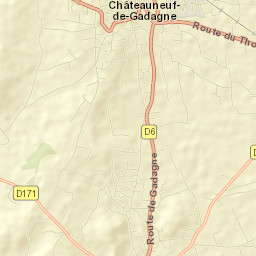 Châteauneuf-de-Gadagne Street Map