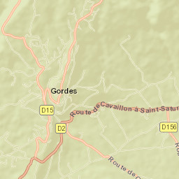 Gordes Street Map