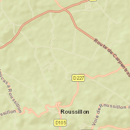 Roussillon Street Map