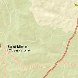 Saint-Michel-l’Observatoire Street Map