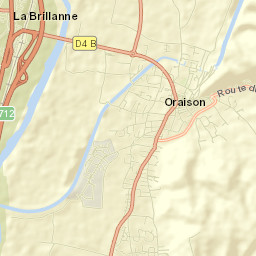 Oraison Street Map