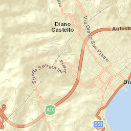 Diano Marina Street Map