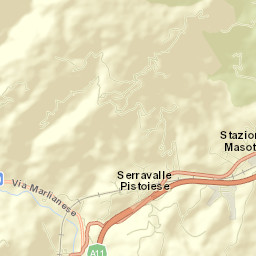 Serravalle Pistoiese Street Map