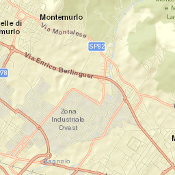 Montemurlo Street Map