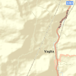 Vaglia Street Map