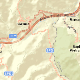 Sarsina Street Map