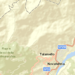 Talamello Street Map