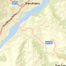 Secchiano Street Map