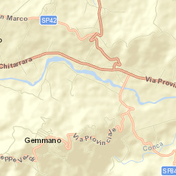 Gemmano Street Map