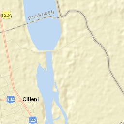 Comuna Cilieni Street Map