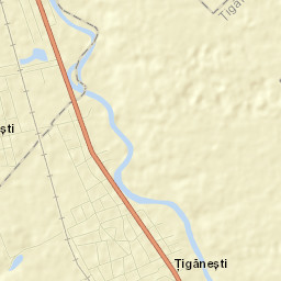 Comuna Ţigăneşti Street Map