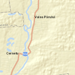 Valea Părului Street Map