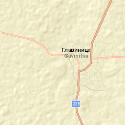 Glavinitsa Street Map
