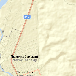 Sary-Tyuz Street Map