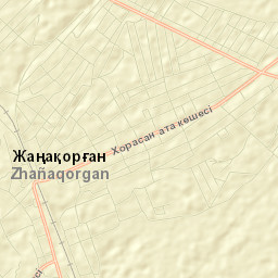 Yanykurgan Street Map