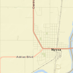 Nyssa Street Map