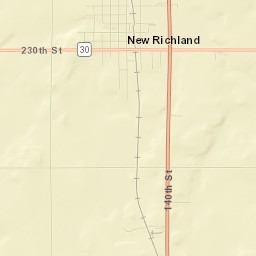 New Richland Street Map