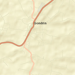 Gondrin Street Map