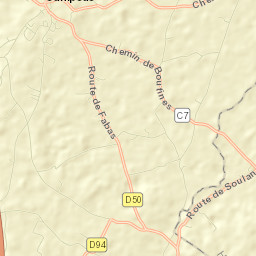 Campsas Street Map
