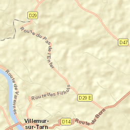 Villemur-sur-Tarn Street Map