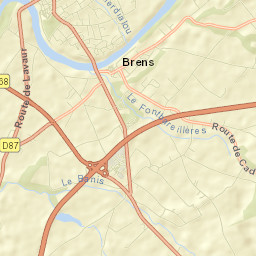 Brens Street Map