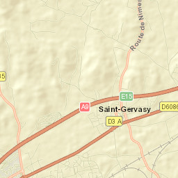 Saint-Gervasy Street Map