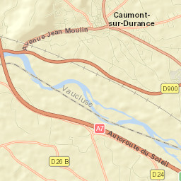 Caumont-sur-Durance Street Map