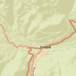 Sospel Street Map