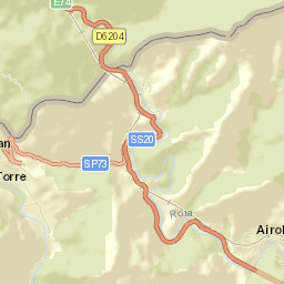 Olivetta San Michele Street Map