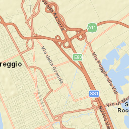 Viareggio Street Map