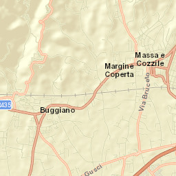 Borgo a Buggiano Street Map