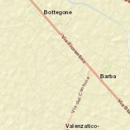 Valenzatico Street Map