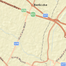 Vignole-Olmi Street Map