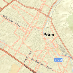 Provincia di Prato Street Map
