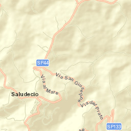 Saludecio Street Map