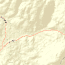 Polje Street Map