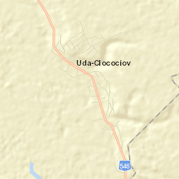 Uda-Clocociov Street Map